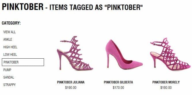 pink high heels