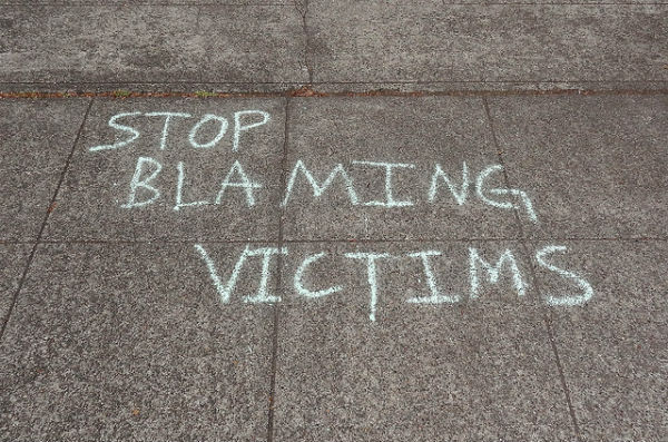 Stop blaming victims