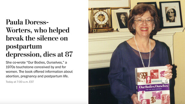 Paula Doress Worters obit Wa Po 2026