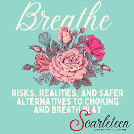 An aquamarine background with vanilla at the top in "Breathe" and roses in different shades of pink in the middle