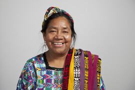 Indigenous elder woman