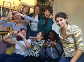 Group shot of Le collectif Notre corps, nous-mêmes