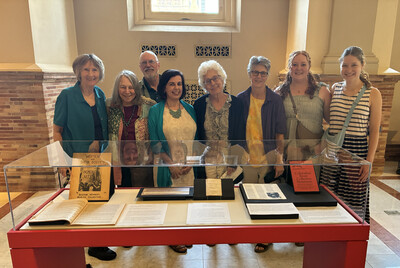 OBOS whole group at BPL open house