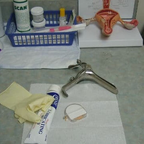 Pelvic exam equipment by Jessica Wise