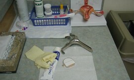 Pelvic exam equipment by Jessica Wise