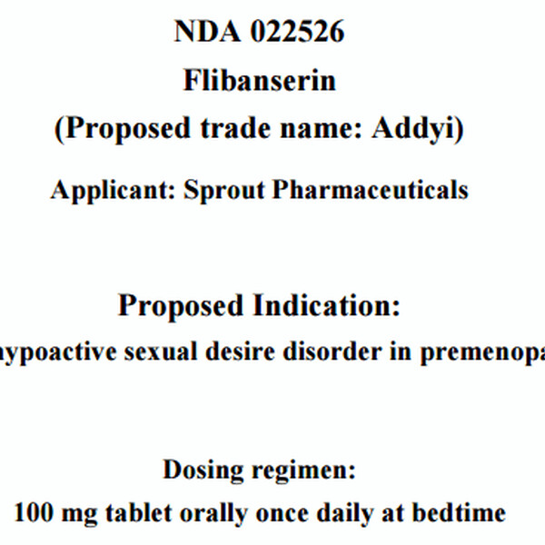 FDA flibanserin