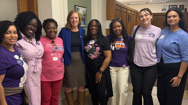 Midwife advocacy day group photo